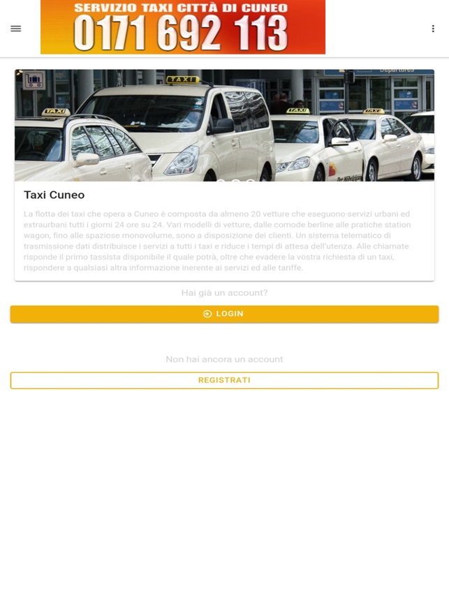 Taxi Cuneo su App Store