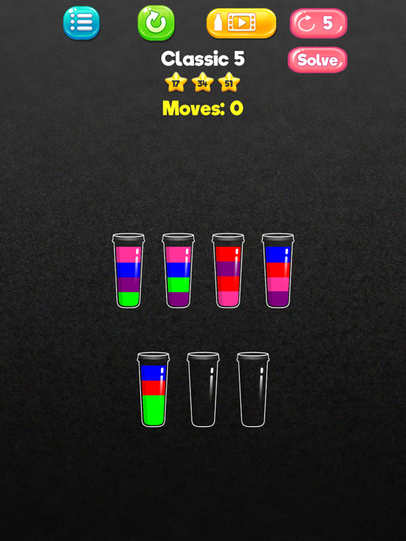 Liquid Sort:Fruit Water Puzzle iPad screenshot
