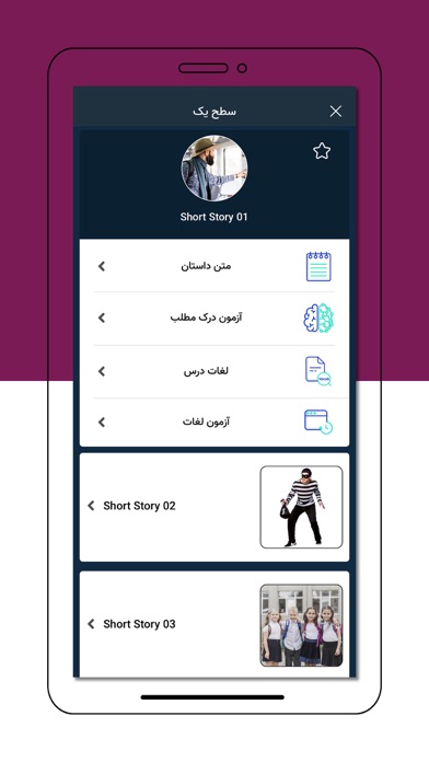 آموزش زبان انگلیسی Story Screenshot