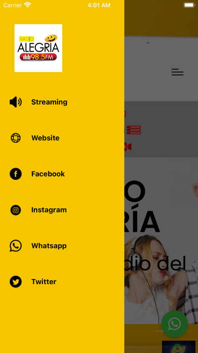 Radio Alegría 98.5 FM Screenshot