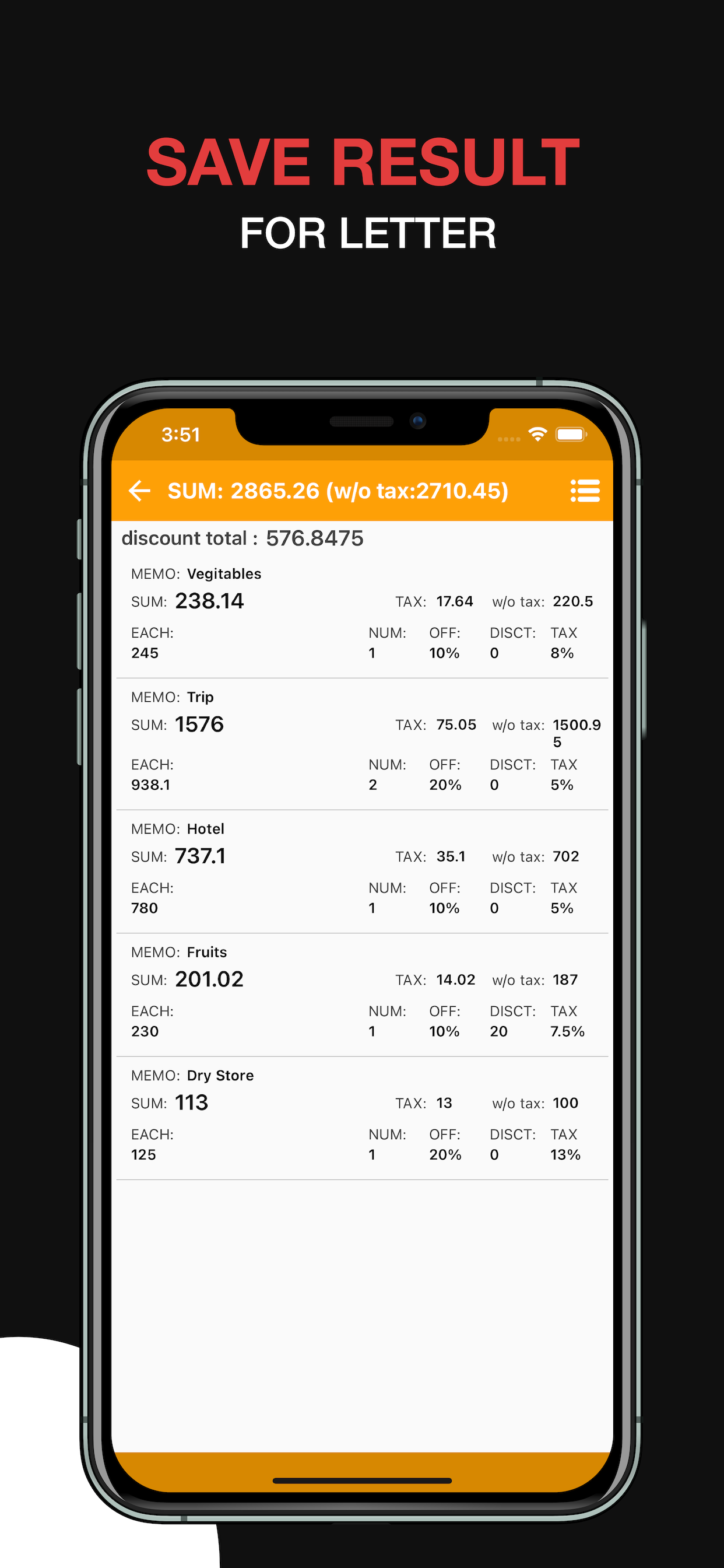 Shopping Calculator with Tax