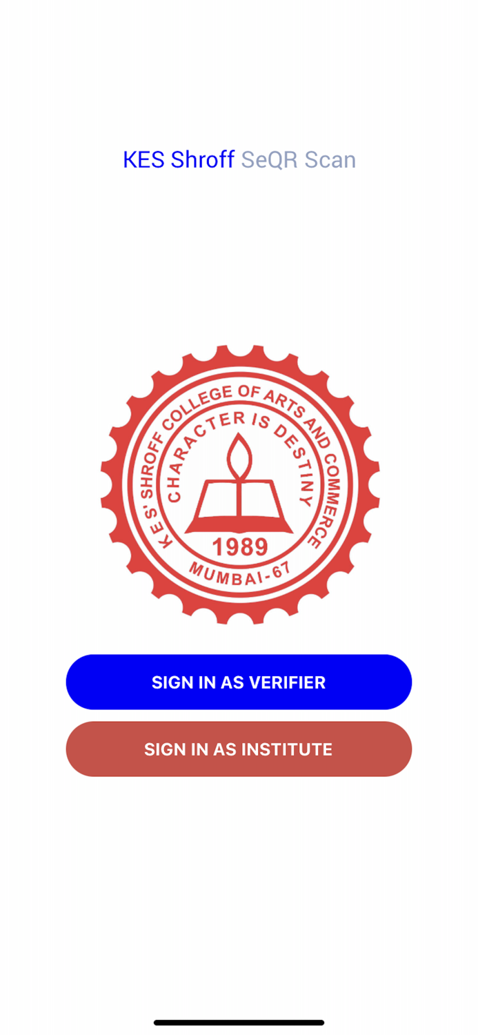 KES Shroff SeQR Scan