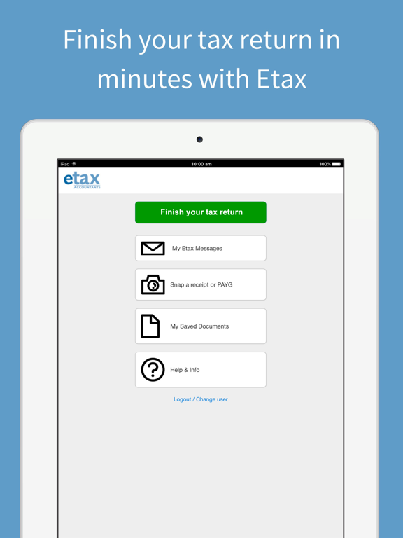 Screenshot #4 pour Etax Mobile App