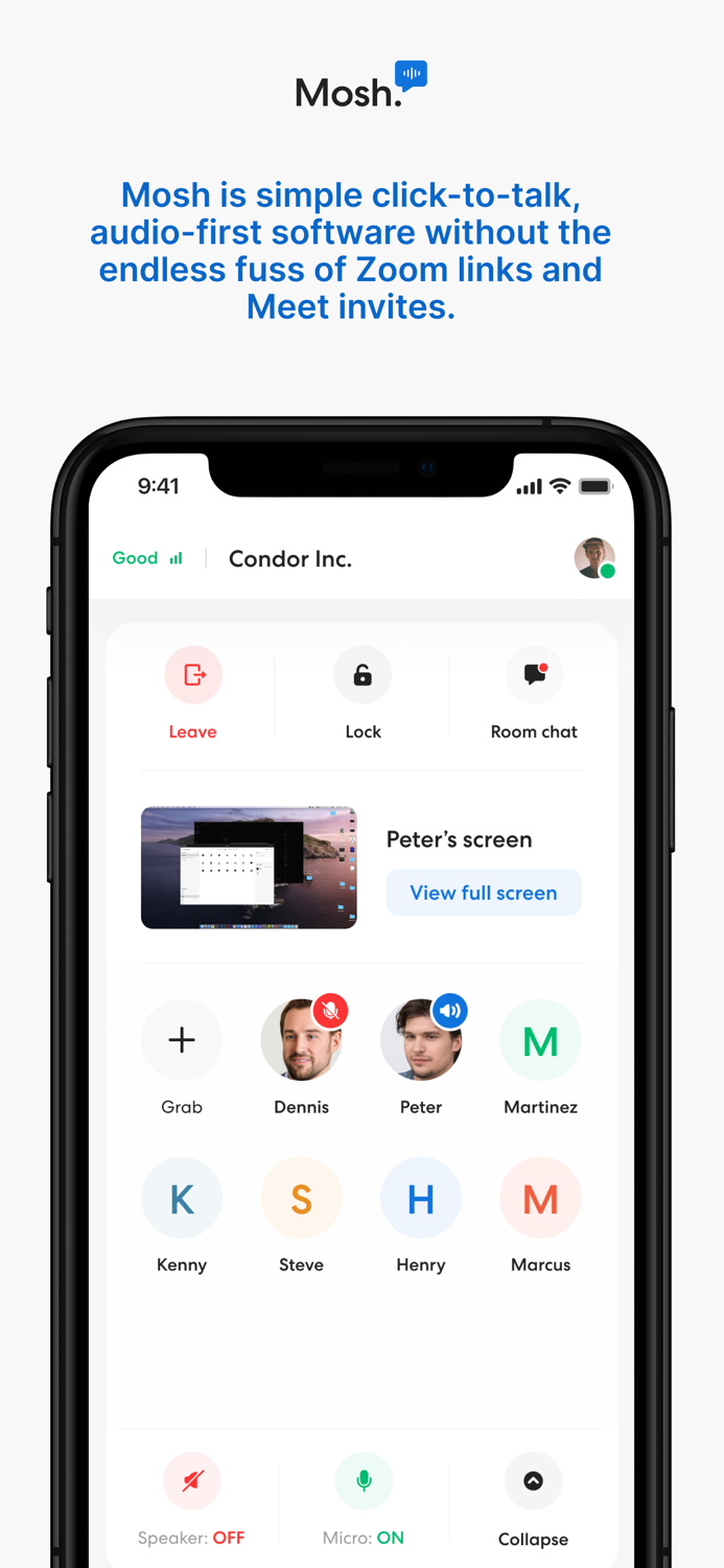 Mosh - Calling and Meeting