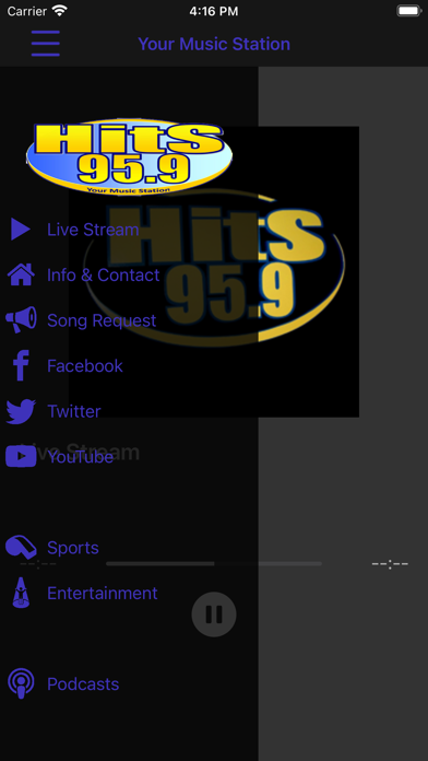 Hits 95.9 Screenshot