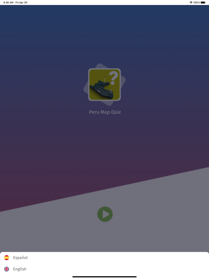 Peru Regions and Provinces Quiz