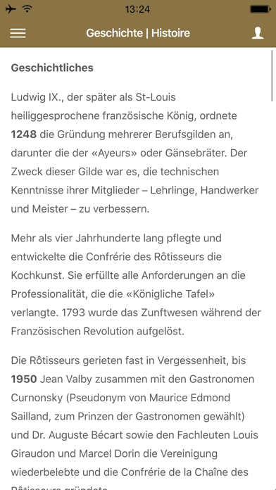Chaîne des Rôtisseurs Suisse Screenshot