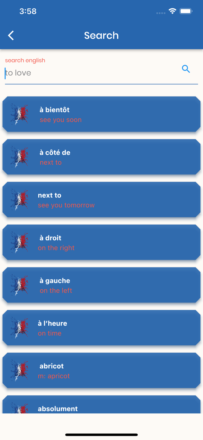 Learn French From English