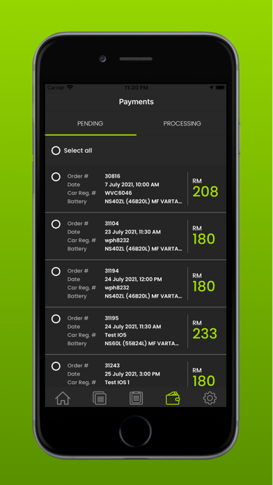 Bateriku Business Screenshot