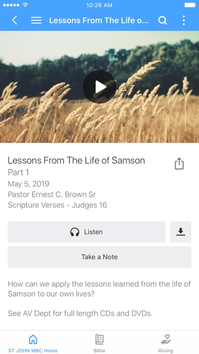 St John Missionary Bapt Church Screenshot