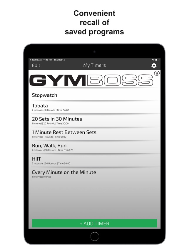 Gymboss Interval Timer on the App Store