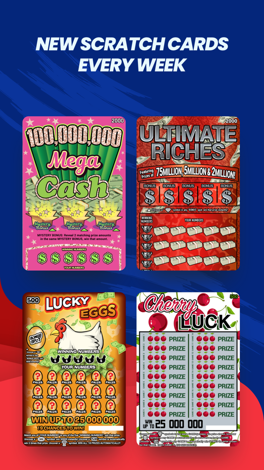 #4. Kaparos Instant Scratch Cards (iOS) Podle: Gengolia Ltd.