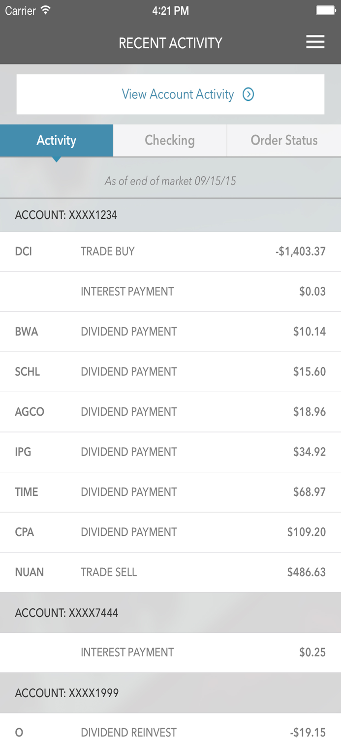 D.A. Davidson Client Access