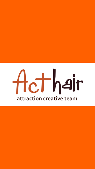 美容室　Act hair　公式アプリ Screenshot