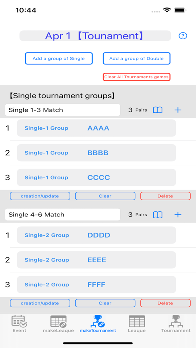 Tool for Create Tennis Game Screenshot