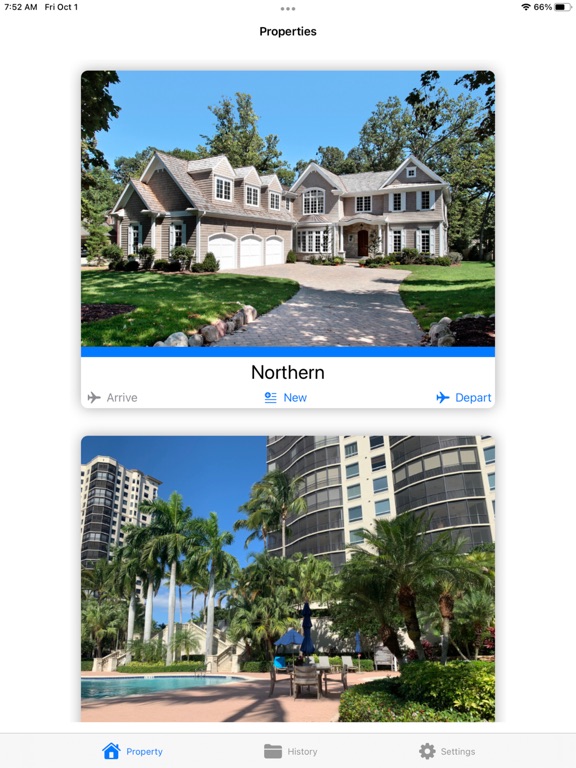PropertyTask iPad screenshot 1 - Productivity app