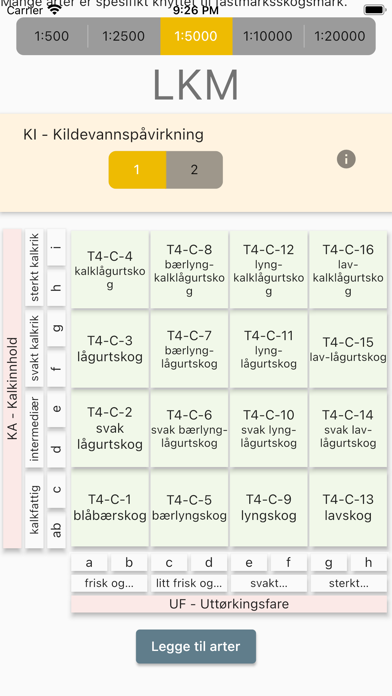 Natur i Norge guide Screenshot