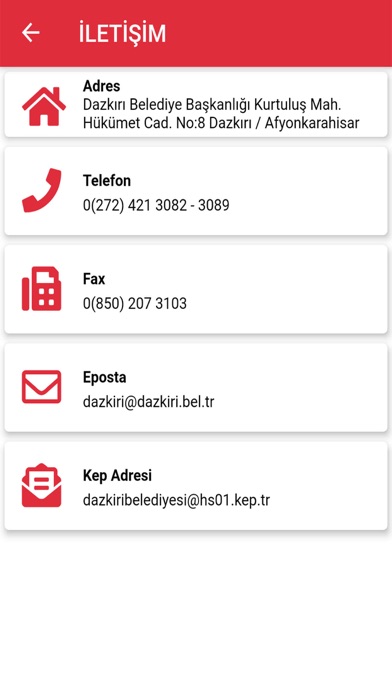 Dazkırı Belediyesi Screenshot