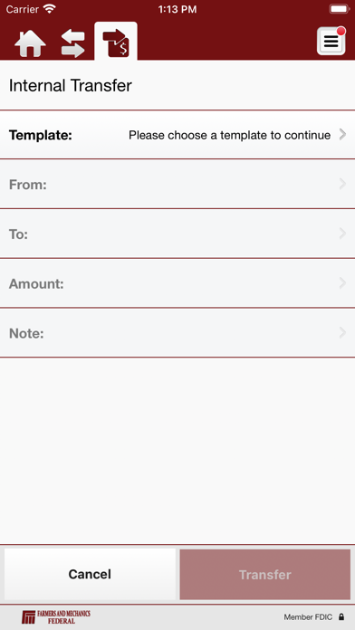 Farmers and Mechanics Business Screenshot