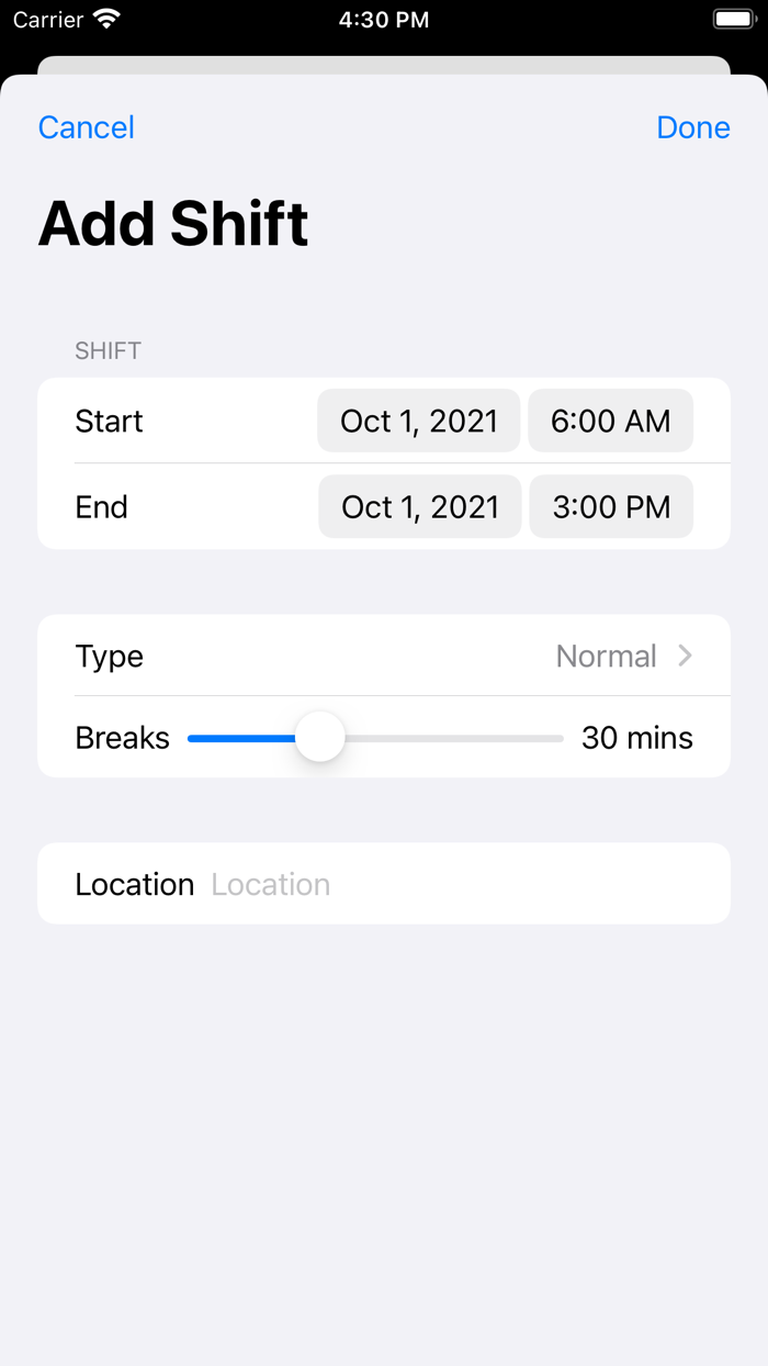 Chronos Time Tracker