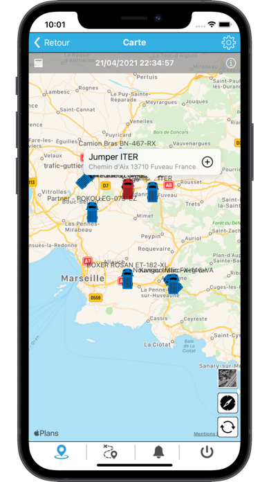 Screenshot #1 pour Media-Fleet.fr géolocalisation