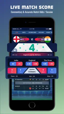 Game screenshot Eagle Cricket Live Line hack