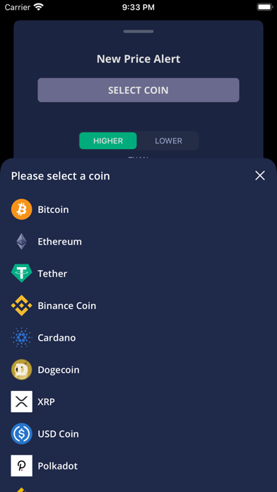 CoinAlerter Screenshot