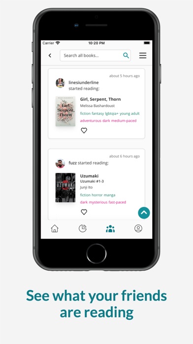 StoryGraph: Reading Tracker Screenshot