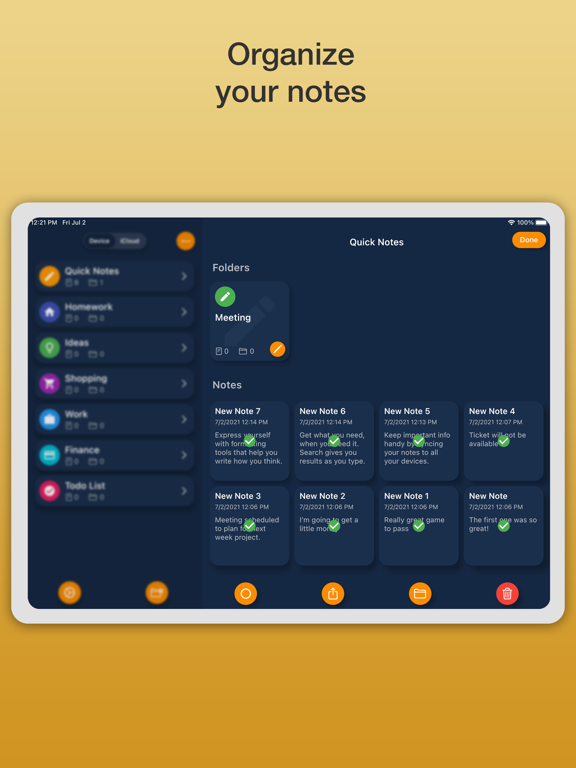 Safety Note+ Pro iPad app afbeelding 6