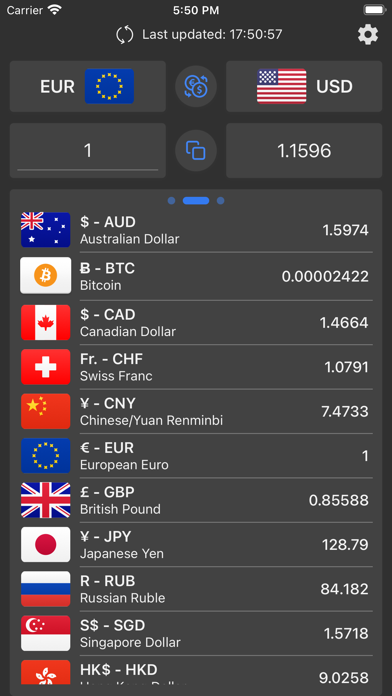 Easy Currency Converter: FOREX Screenshot