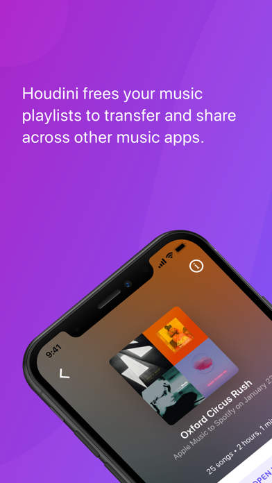 Screenshot #1 pour Houdini Playlists