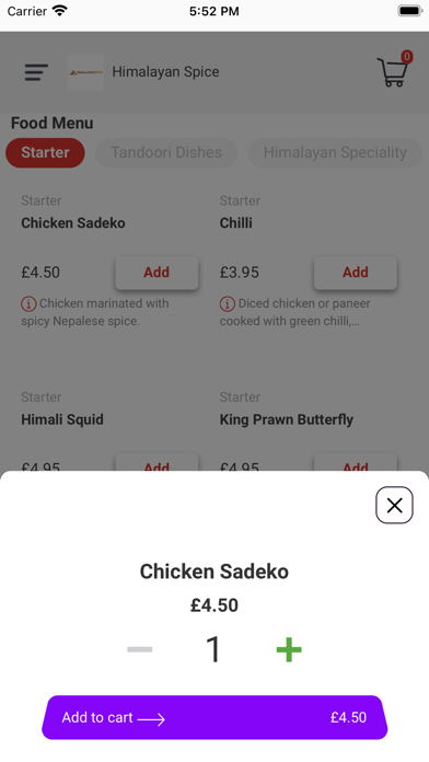 Himalayan Spice Plymouth Screenshot