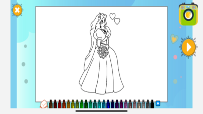 Princess Coloring Book Fun Appのおすすめ画像1