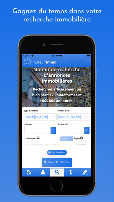 Moteur'Immo Screenshot