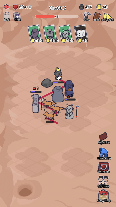 Random Moai Defense screenshot 4