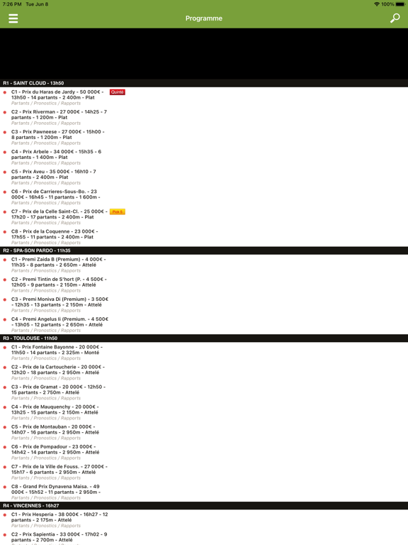 Screenshot #6 pour Zone-Turf : pronos et rapports