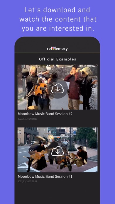 Rememory - Spatial Video App. Screenshot