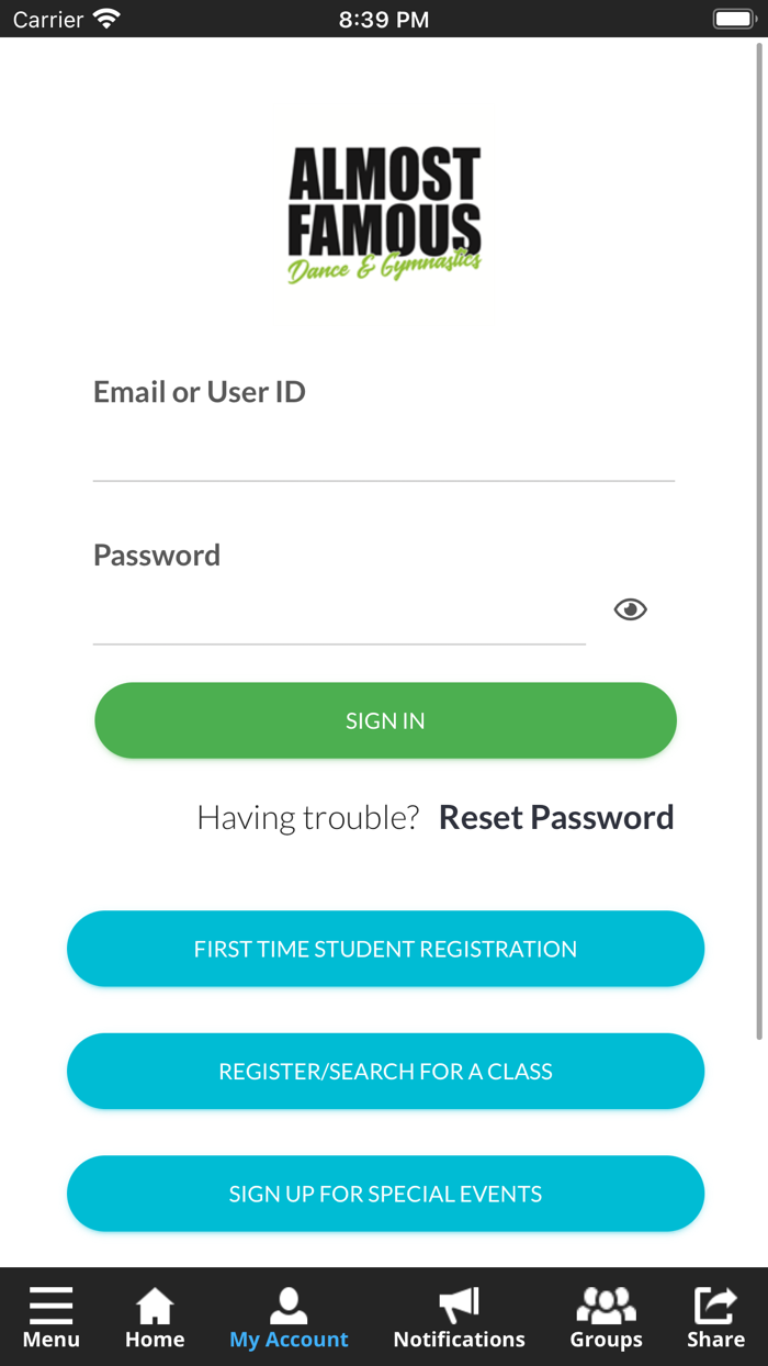 Almost Famous Dance  Gym