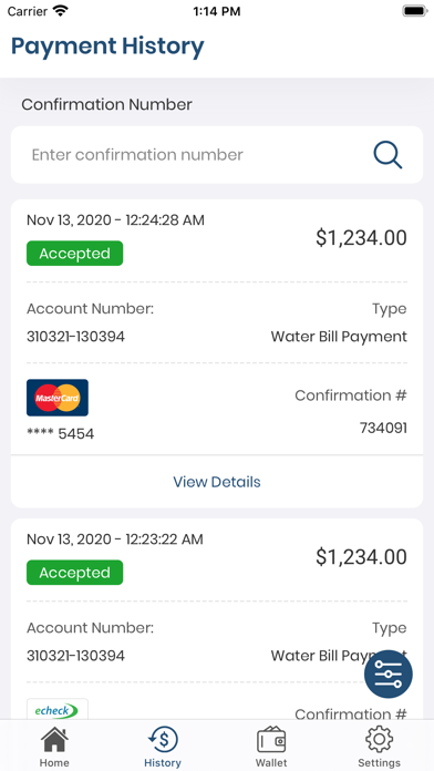 AuroraWaterCO Mobile Pay Screenshot