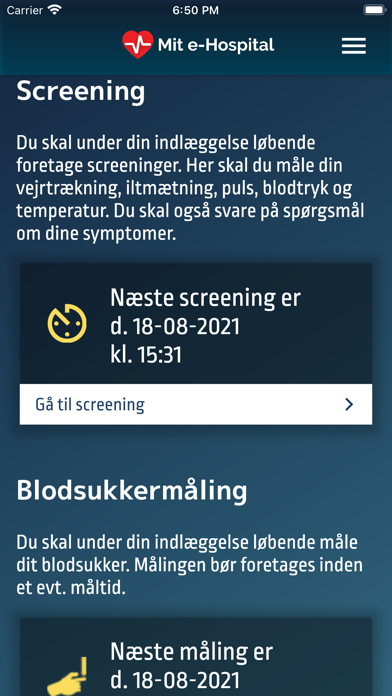 Mit e-Hospital Screenshot