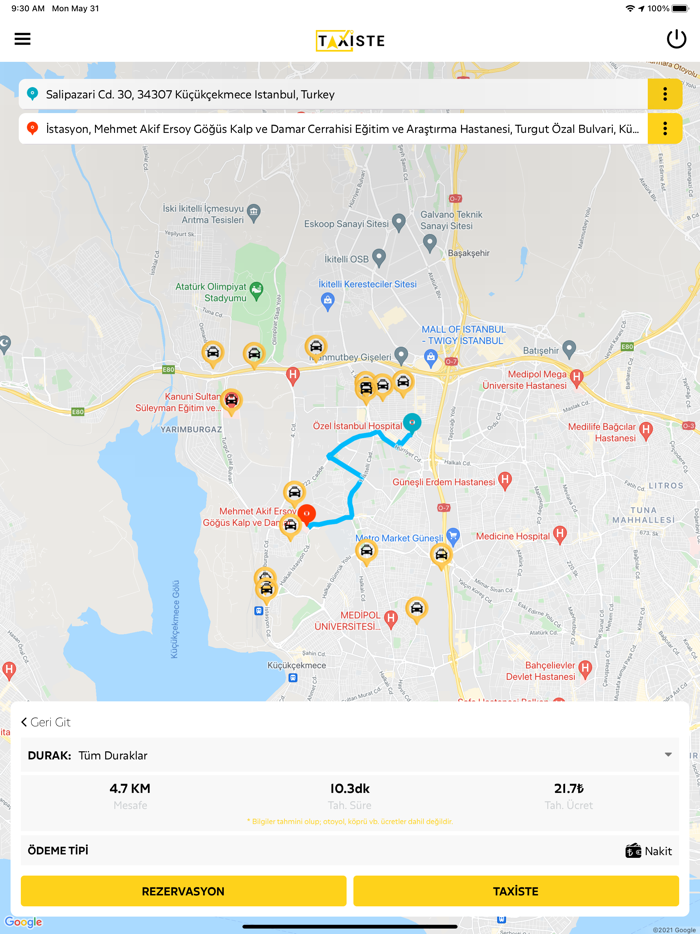 Taxiste - Hemen Gelsin