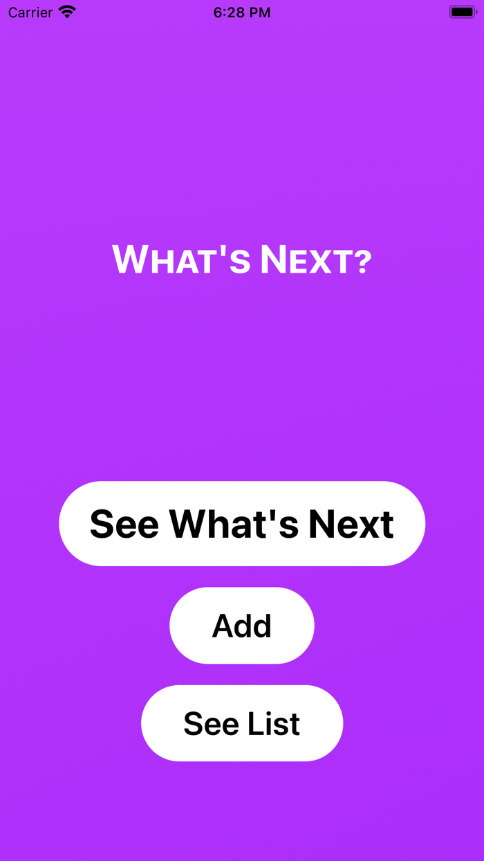 Whats Next - Recommendations