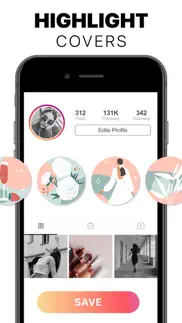 highlight covers & cover maker iphone screenshot 1
