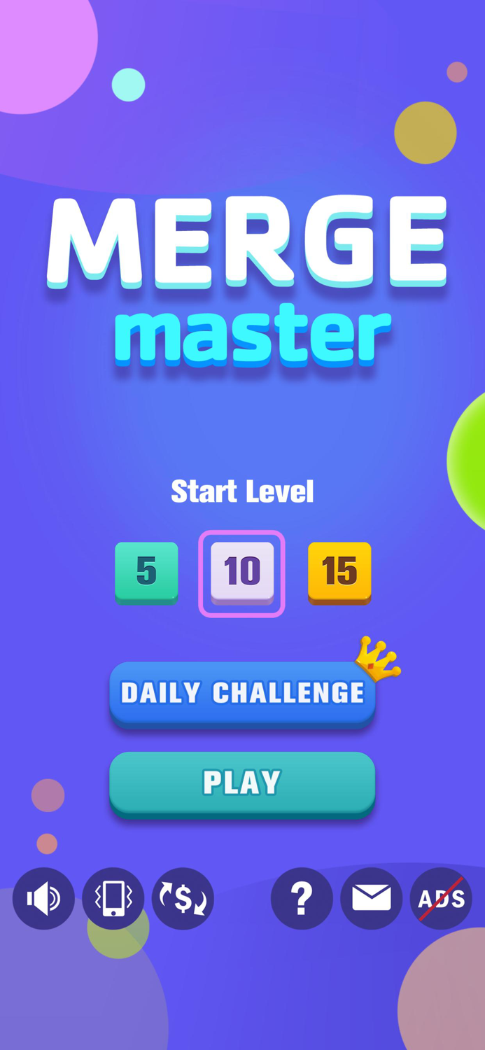 Merge Master Number Puzzle