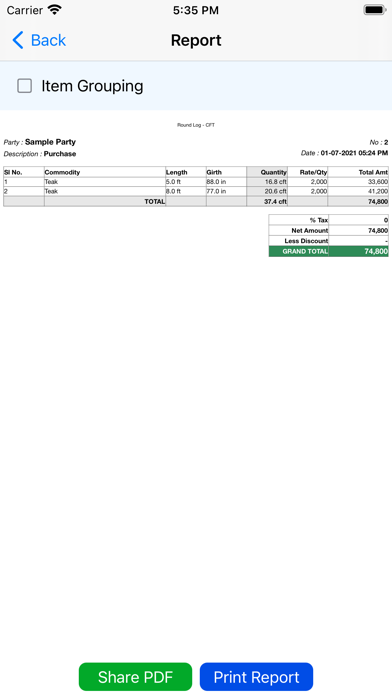 Timber Calculator Plus Screenshot