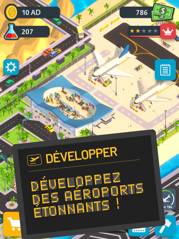 Screenshot #4 pour Airport Inc. Idle Tycoon Game