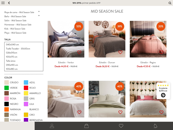 La Mallorquina - Ropa de hogar