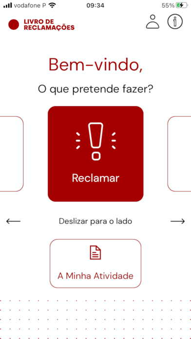 Livro Reclamações Eletrónico Screenshot