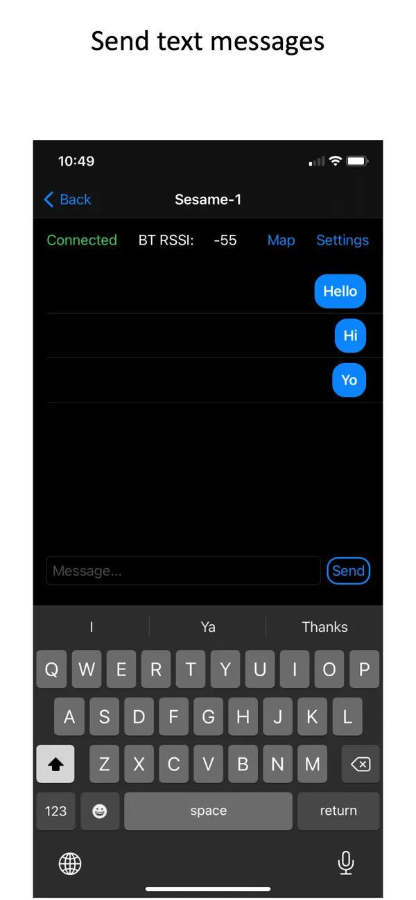 #2. CoLoRaBLE - Code for LoRa BLE (iOS) De: Sam Skalicky