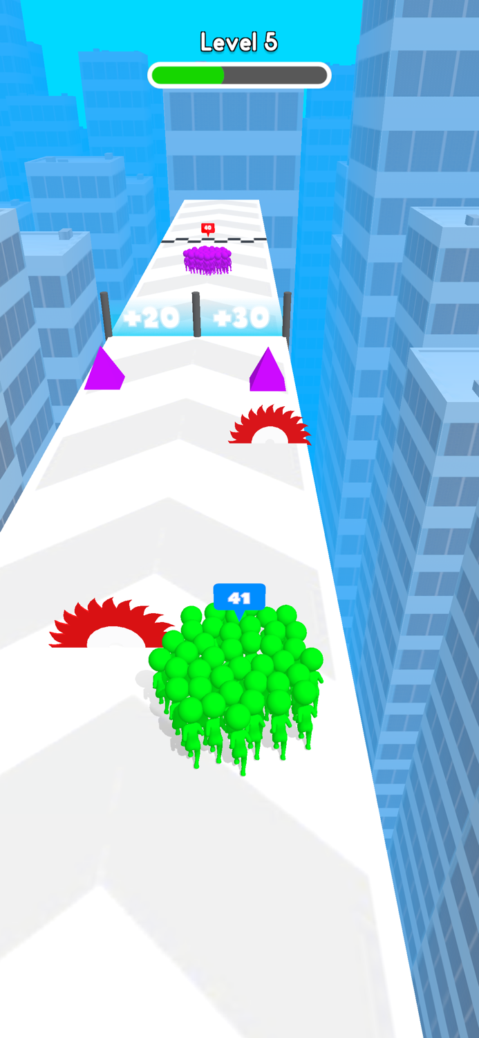 Hit Crowd 3D - Count Challenge